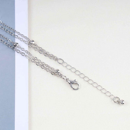 Boho Collier Tour De Cou Cercle Superposé Argent Minuscules Perles Collier Tour De Cou Disque Creux Pendentif Collier Cerceau Superposé Collier Charme Collier Déclaration Bijoux Pour Femmes